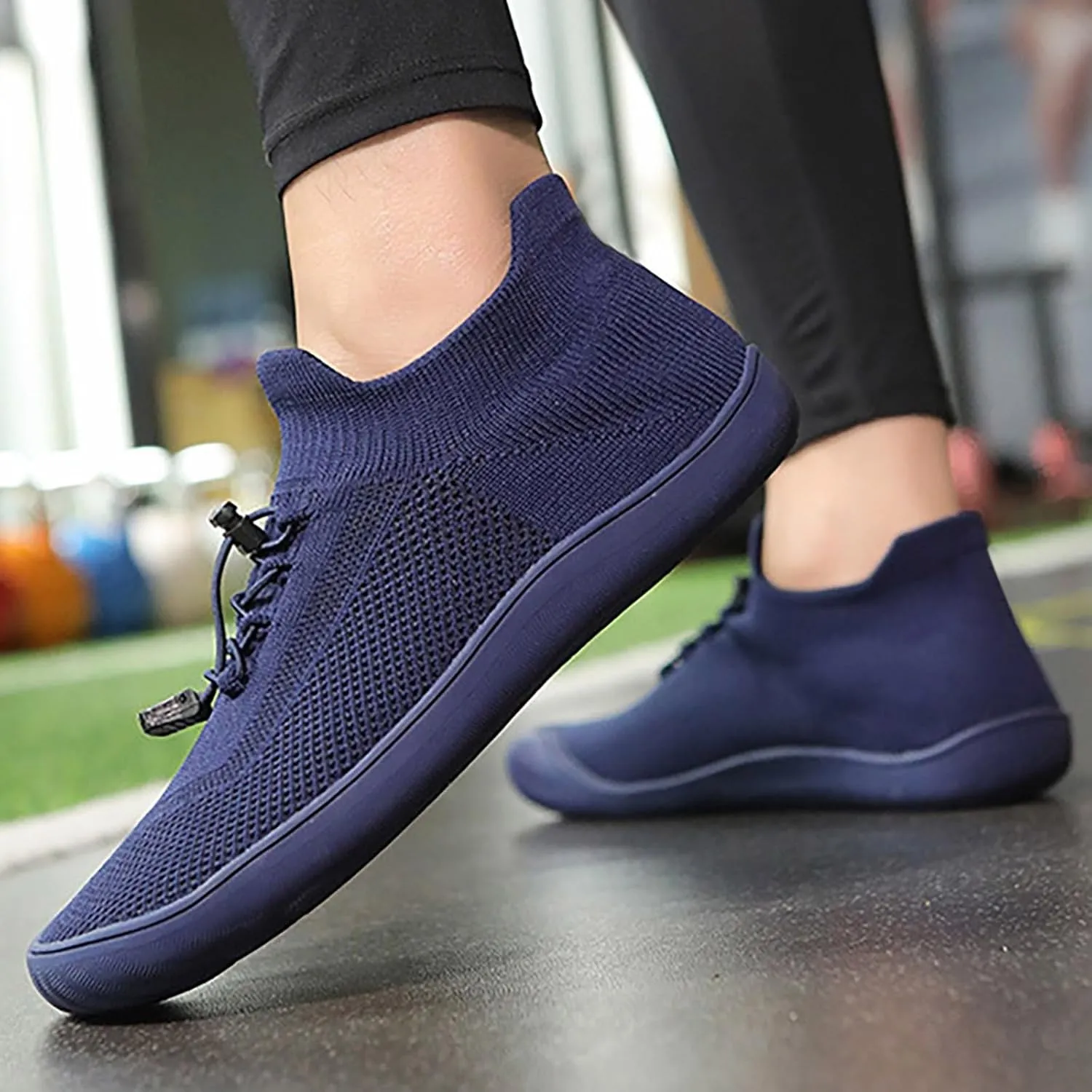 Men's Casual Dress Oxfords Shoes Breathable Knit Womens Tennis Shoes Comfort Women's Casual Shoes Wedge Sneakers Platform Tennis Shoe Casual Loafers