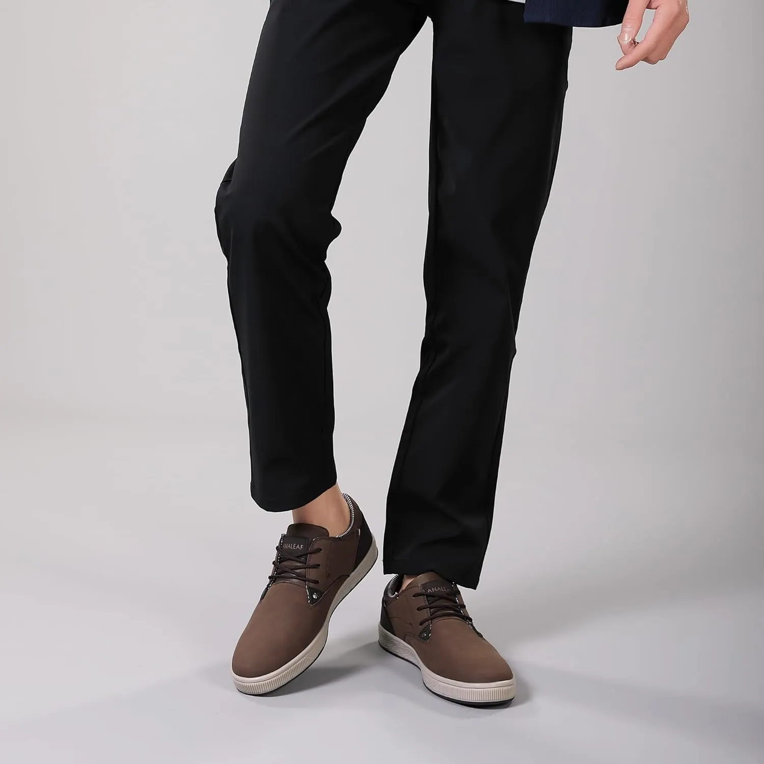 Mens Casual Oxfords Fashion Sneakers Soft Comfortable Lace-Up Dress Shoes