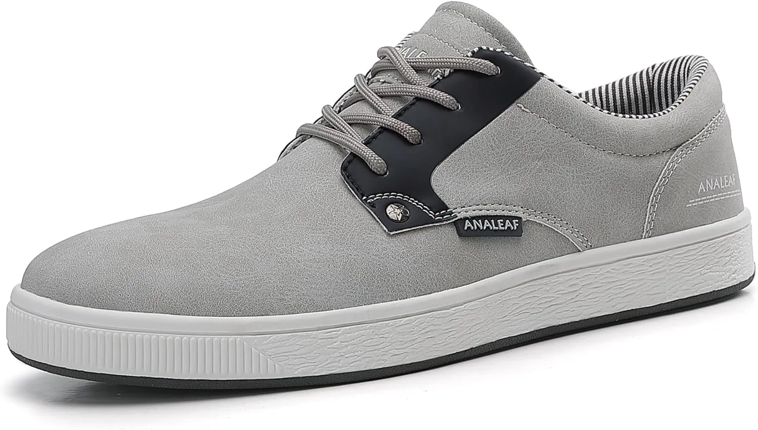 Mens Casual Oxfords Fashion Sneakers Soft Comfortable Lace-Up Dress Shoes