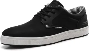Mens Casual Oxfords Fashion Sneakers Soft Comfortable Lace-Up Dress Shoes
