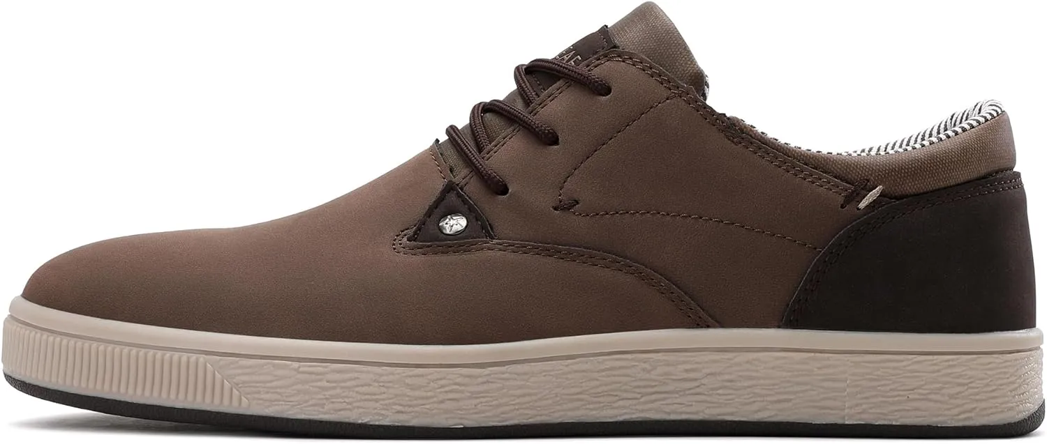 Mens Casual Oxfords Fashion Sneakers Soft Comfortable Lace-Up Dress Shoes