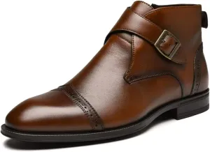 Men's Chukka Boots Genuine Leather Ankle Boot for Men Classic Casual Oxford Style Footwear