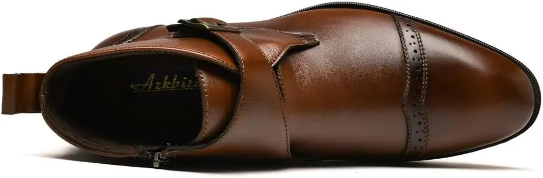Men's Chukka Boots Genuine Leather Ankle Boot for Men Classic Casual Oxford Style Footwear