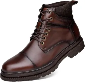 Men's Chukka Boots Genuine Leather Ankle Boot for Men Classic Casual Oxford Style Footwear