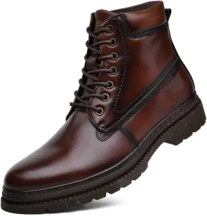 Men's Chukka Boots Genuine Leather Ankle Boot for Men Classic Casual Oxford Style Footwear