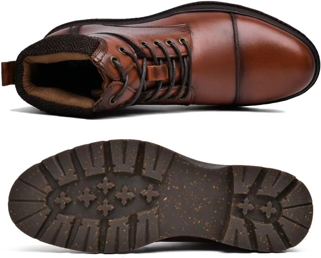 Men's Chukka Boots Genuine Leather Ankle Boot for Men Classic Casual Oxford Style Footwear