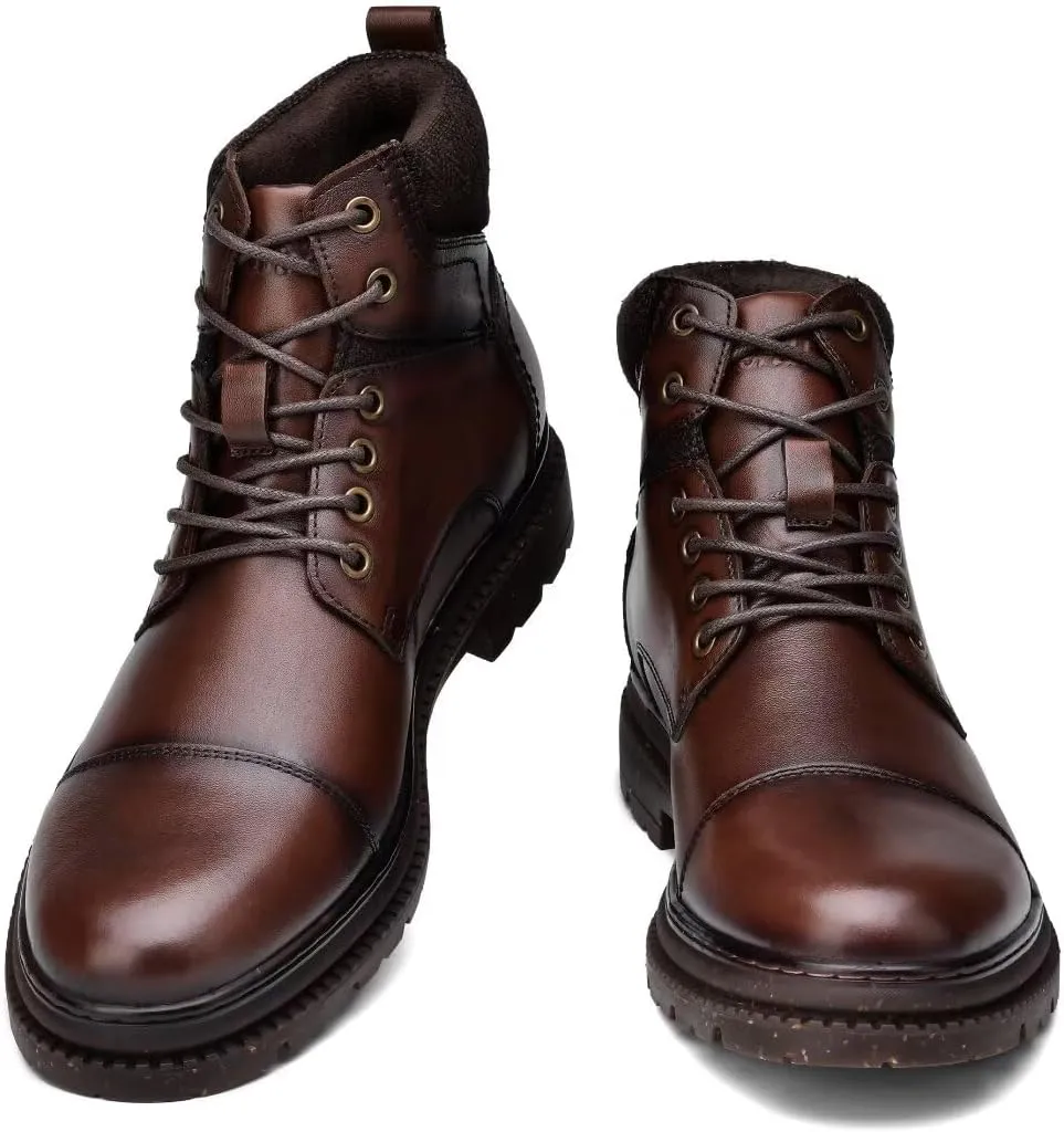 Men's Chukka Boots Genuine Leather Ankle Boot for Men Classic Casual Oxford Style Footwear