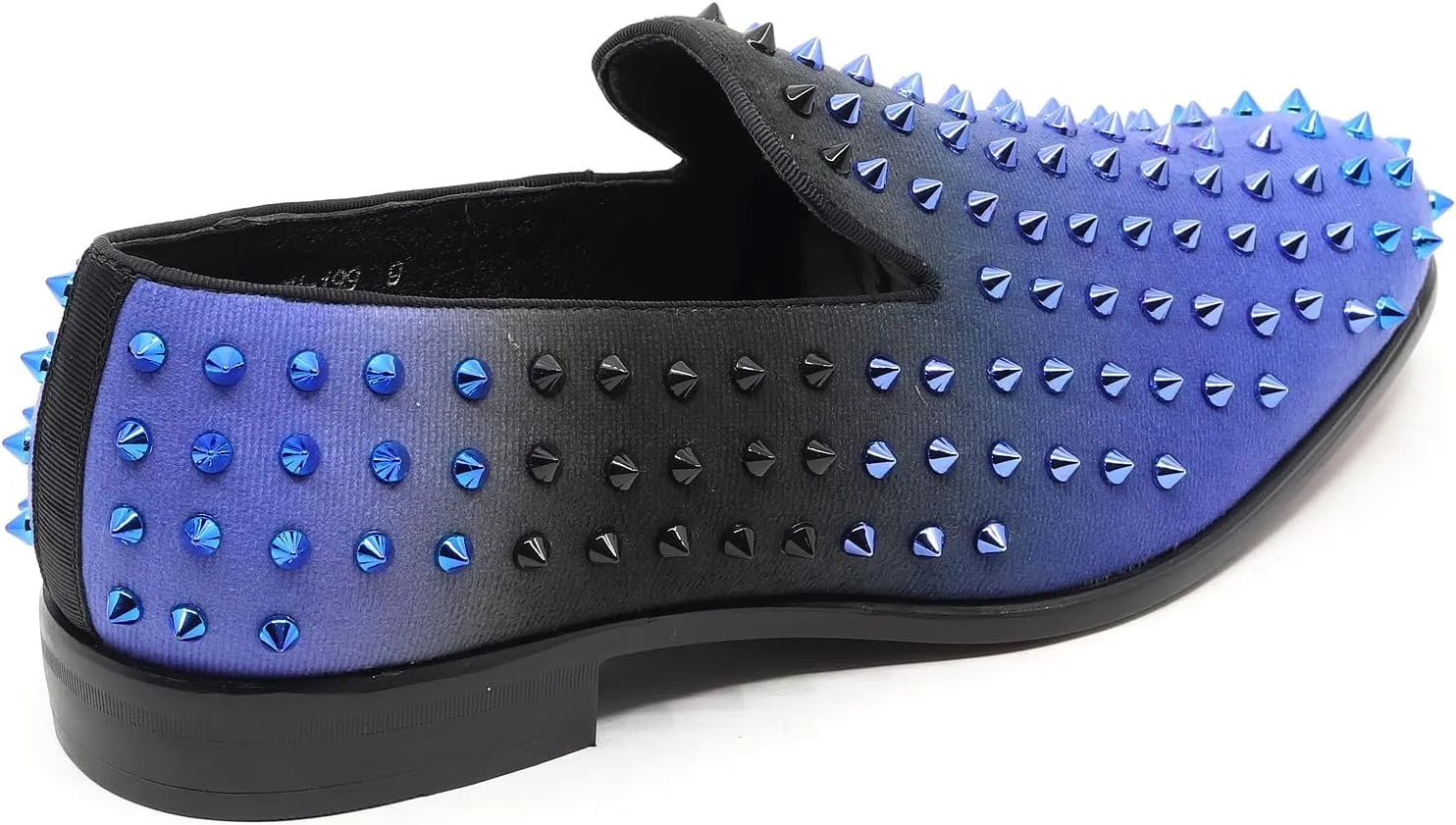Men's Fashion Smoking Gradient Spike Dress Tuxedo Loafers Slip On Shoes SM-199