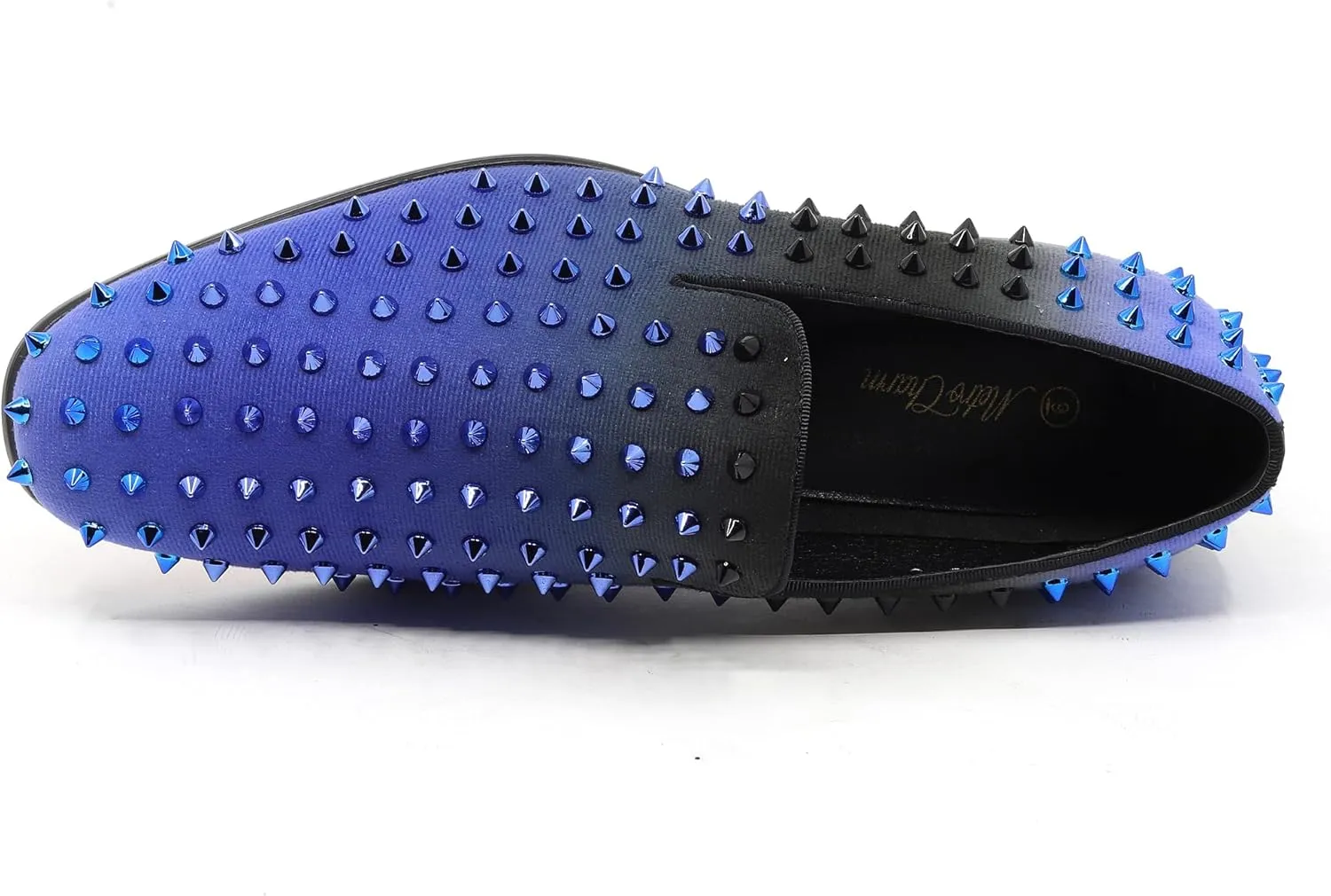 Men's Fashion Smoking Gradient Spike Dress Tuxedo Loafers Slip On Shoes SM-199