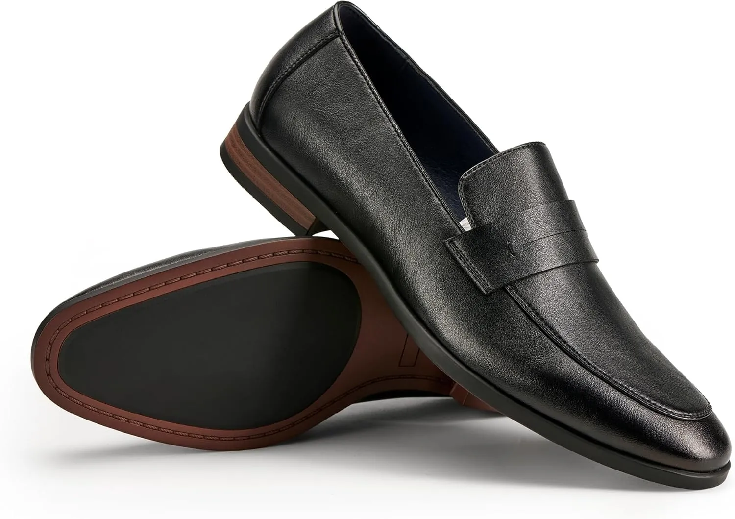 Men's Formal Penny Loafers Classic Slip-On Dress Shoes