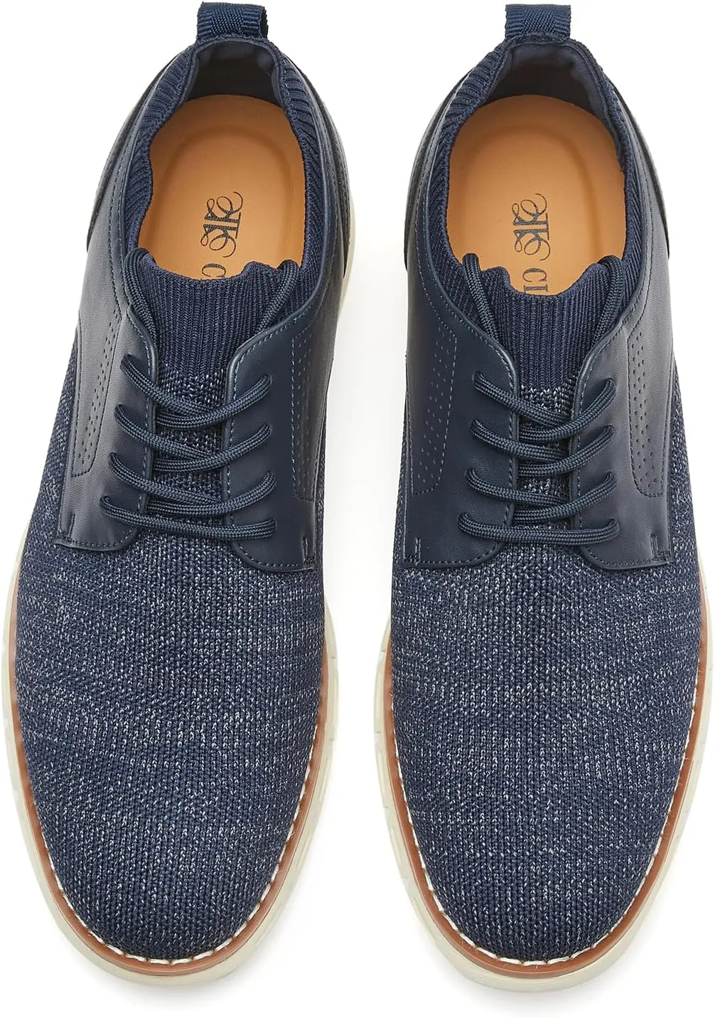 Men's Lightweight Dress Sneakers Comfortable Breeze Shoes Breathable Leisure Oxford Shoes for Business Casual and Walking with Arch Support