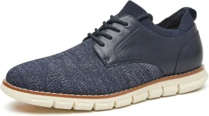 Men's Lightweight Dress Sneakers Comfortable Breeze Shoes Breathable Leisure Oxford Shoes for Business Casual and Walking with Arch Support