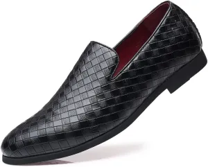 Men's Loafers Mens Commuter Slip-Resistant Lightweight Breathable Easy to Walk for Driving Walking Wedding Outdoor Indoor Size