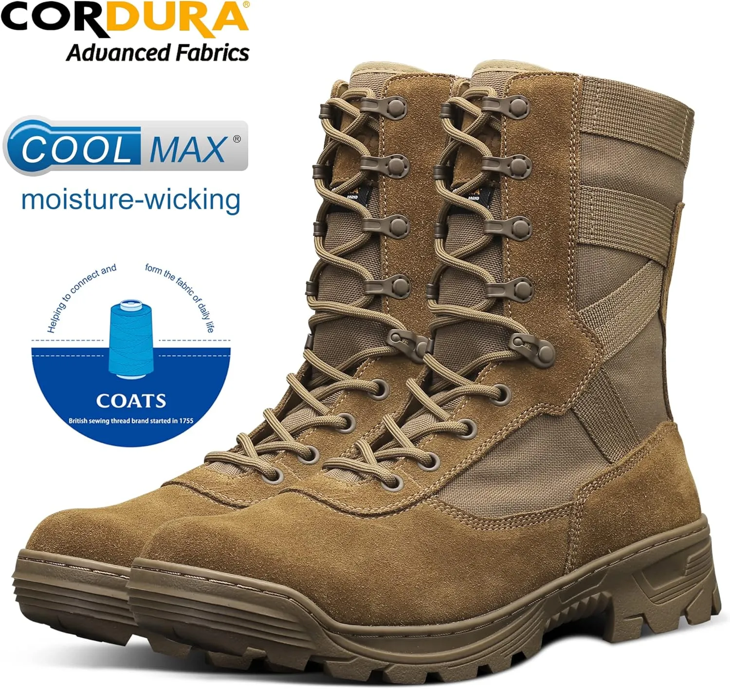 Men's Military Boots lightweight Tactical Boots jungle Hunting Hiking Boots
