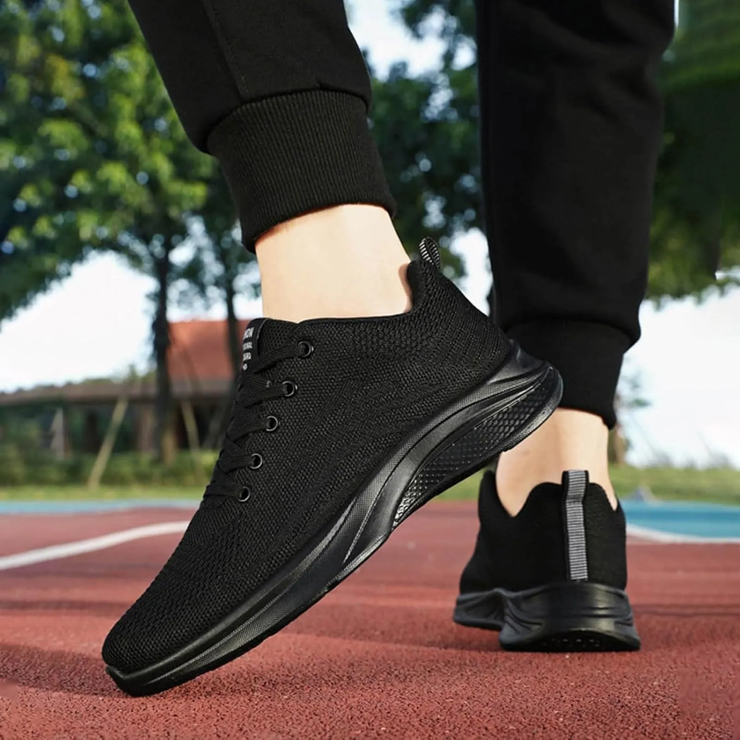 Men's Orthopedic Comfortable Slip-On Shoes Portable Non Slip Fitness Workout Shoe Soft Flat Soled Elderly Shoes