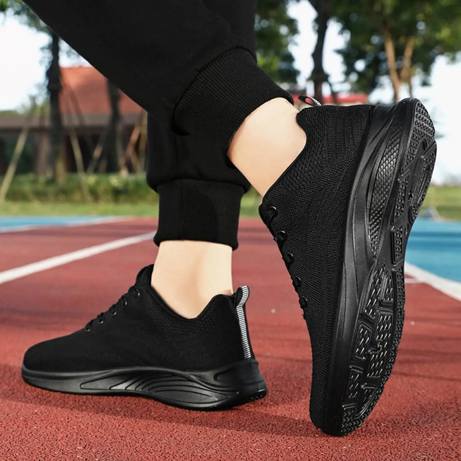 Men's Orthopedic Comfortable Slip-On Shoes Portable Non Slip Fitness Workout Shoe Soft Flat Soled Elderly Shoes