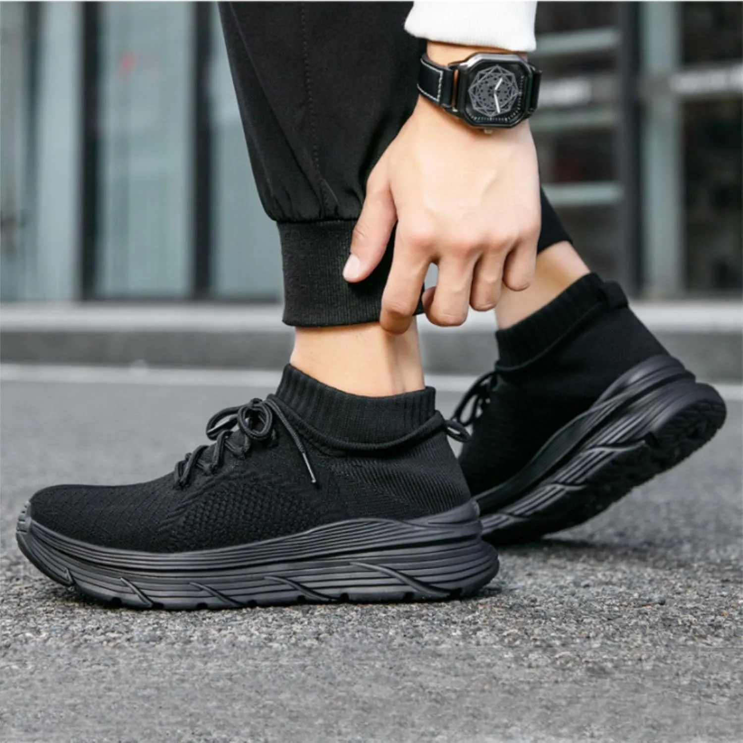 Mens Oxfords Lace-Up Lightweight Casual Walking Shoes Running Shoes for Women Fashion Men's Casual Shoes Men Shoes Sneakers White Tennis Shoe Loafers Shoe