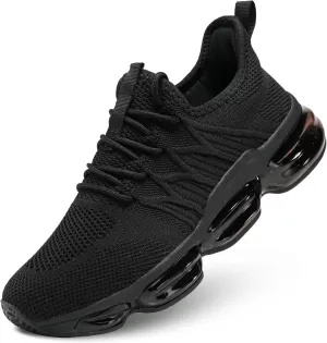 Mens Running Shoes Air Cushion Walking Basketball Sneakers Fashion Tennis Breathable Sport Gym Fitness Cross Trainers