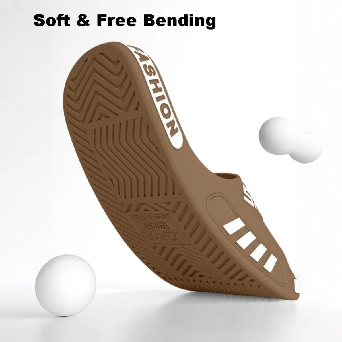 Mens Slippers Outdoor Athletic Sandals Fashion Sport Soft Slides Summer Beach Shoes