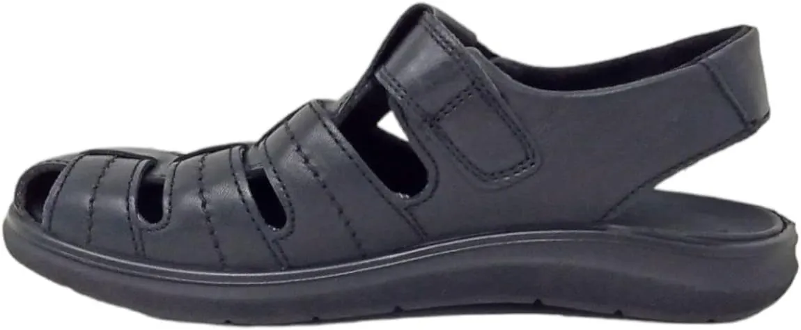 Men's U.Lark Enval Full Platform Sandals, black, 10 Men