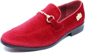 Men's Velvet Designer Classic Dress Tuxedo Smoking Slipper Loafers Slip On Shoes SM-56