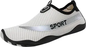 Mens Water Proof Shoes Size 12 Closed Toe Non Slip Womens Barefoot Water Shoes Wide Water Shoes for Women Slip on Soft Beach Shoes for Beach or Water Sports