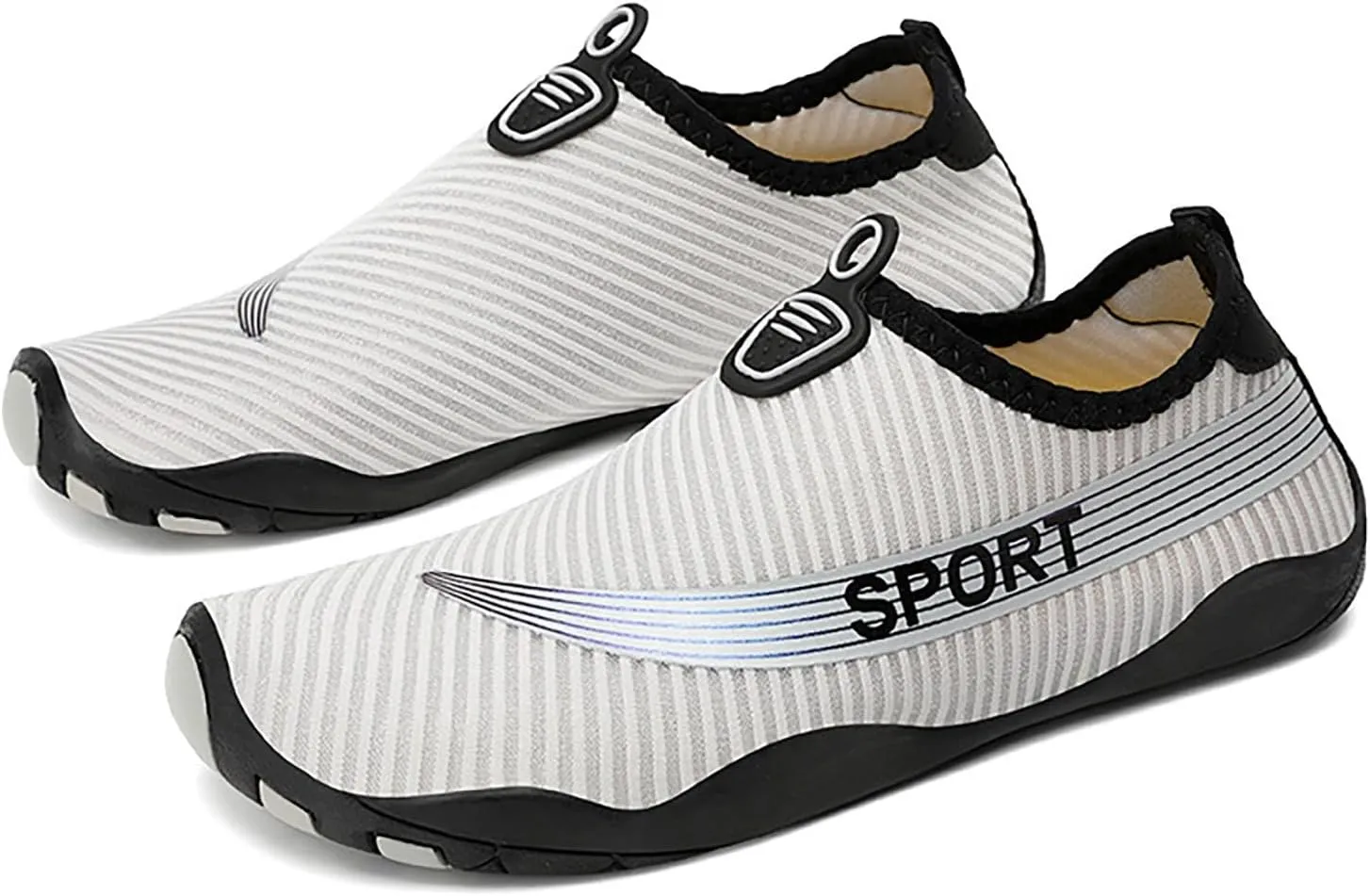 Mens Water Proof Shoes Size 12 Closed Toe Non Slip Womens Barefoot Water Shoes Wide Water Shoes for Women Slip on Soft Beach Shoes for Beach or Water Sports