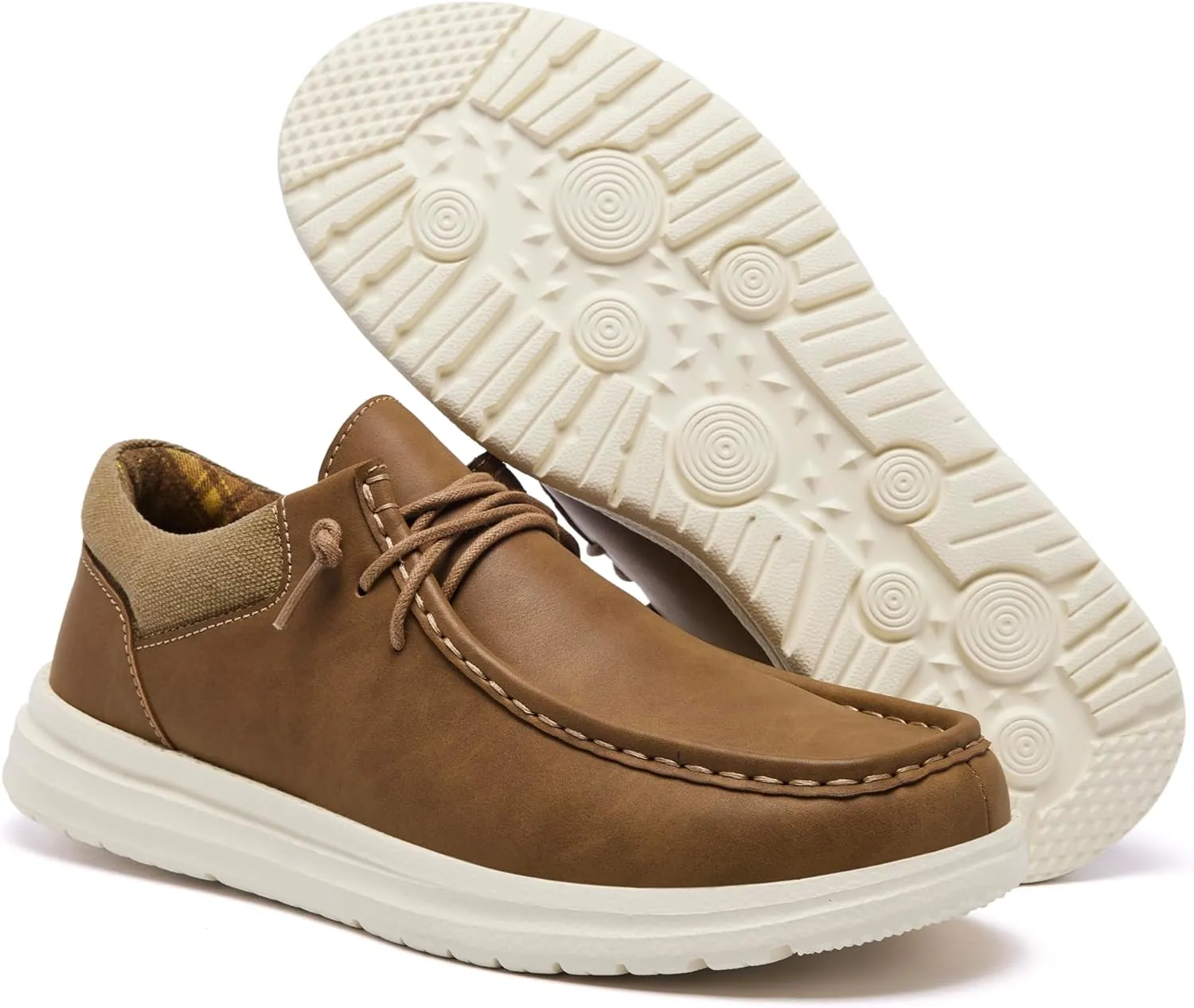 Mens Wide Shoes Width Toe Box Slip-on Loafers Casual Walking Shoes for Men