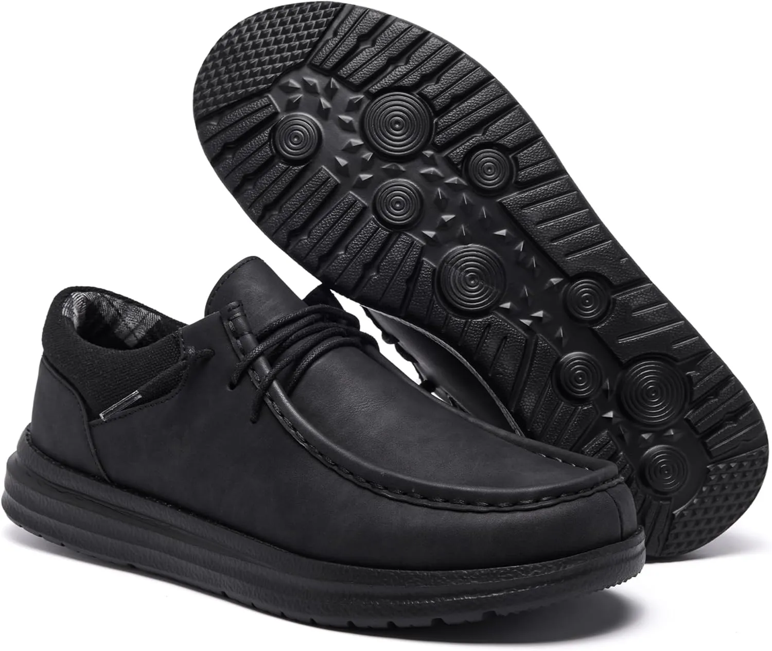 Mens Wide Shoes Width Toe Box Slip-on Loafers Casual Walking Shoes for Men
