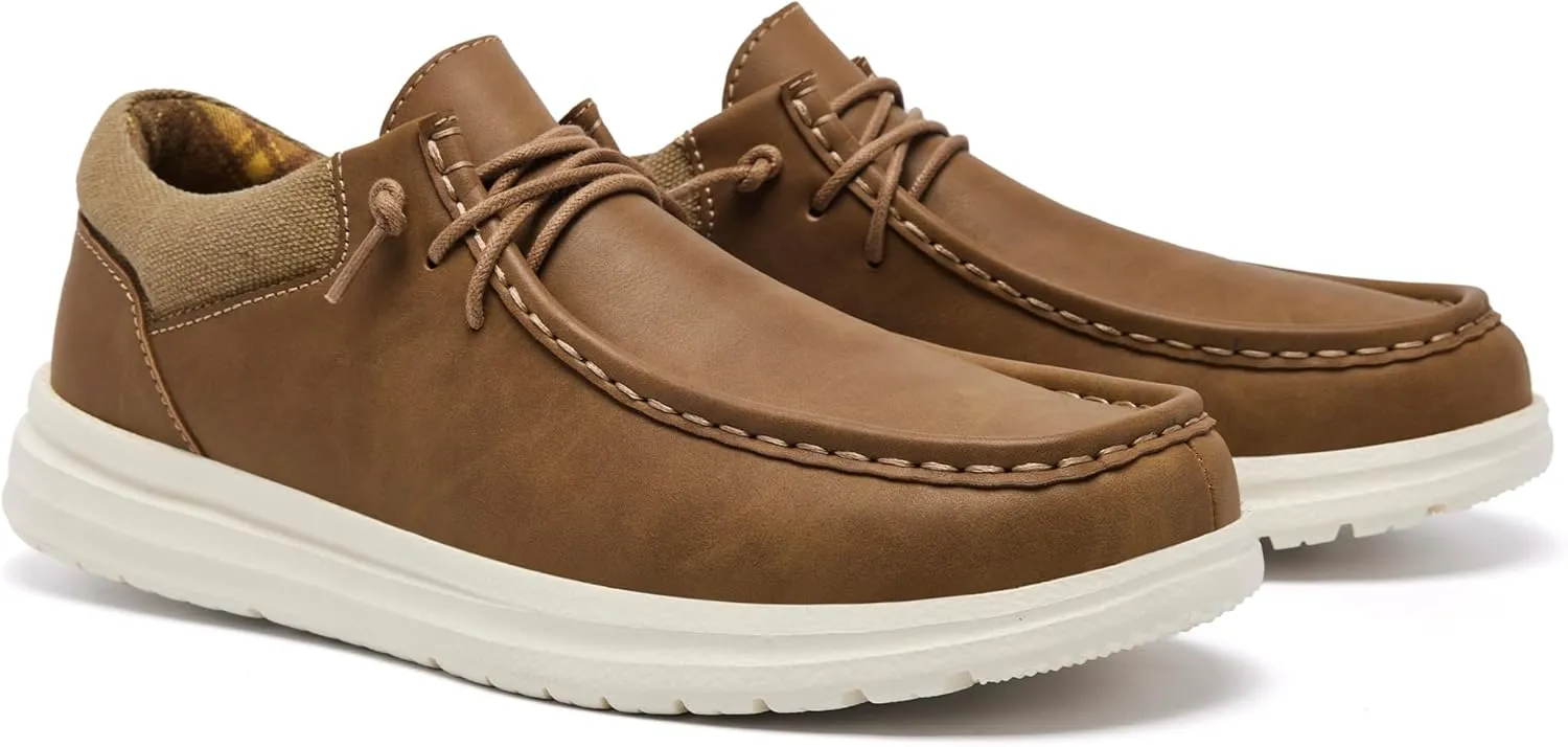 Mens Wide Shoes Width Toe Box Slip-on Loafers Casual Walking Shoes for Men