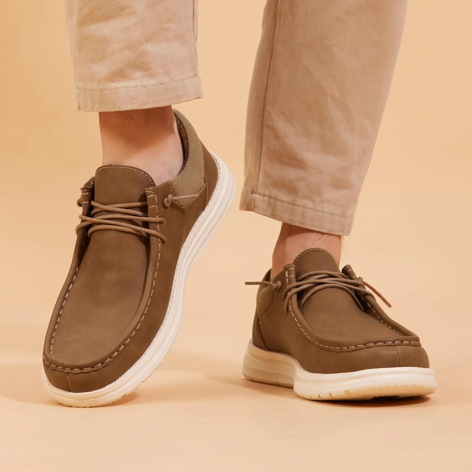 Mens Wide Shoes Width Toe Box Slip-on Loafers Casual Walking Shoes for Men