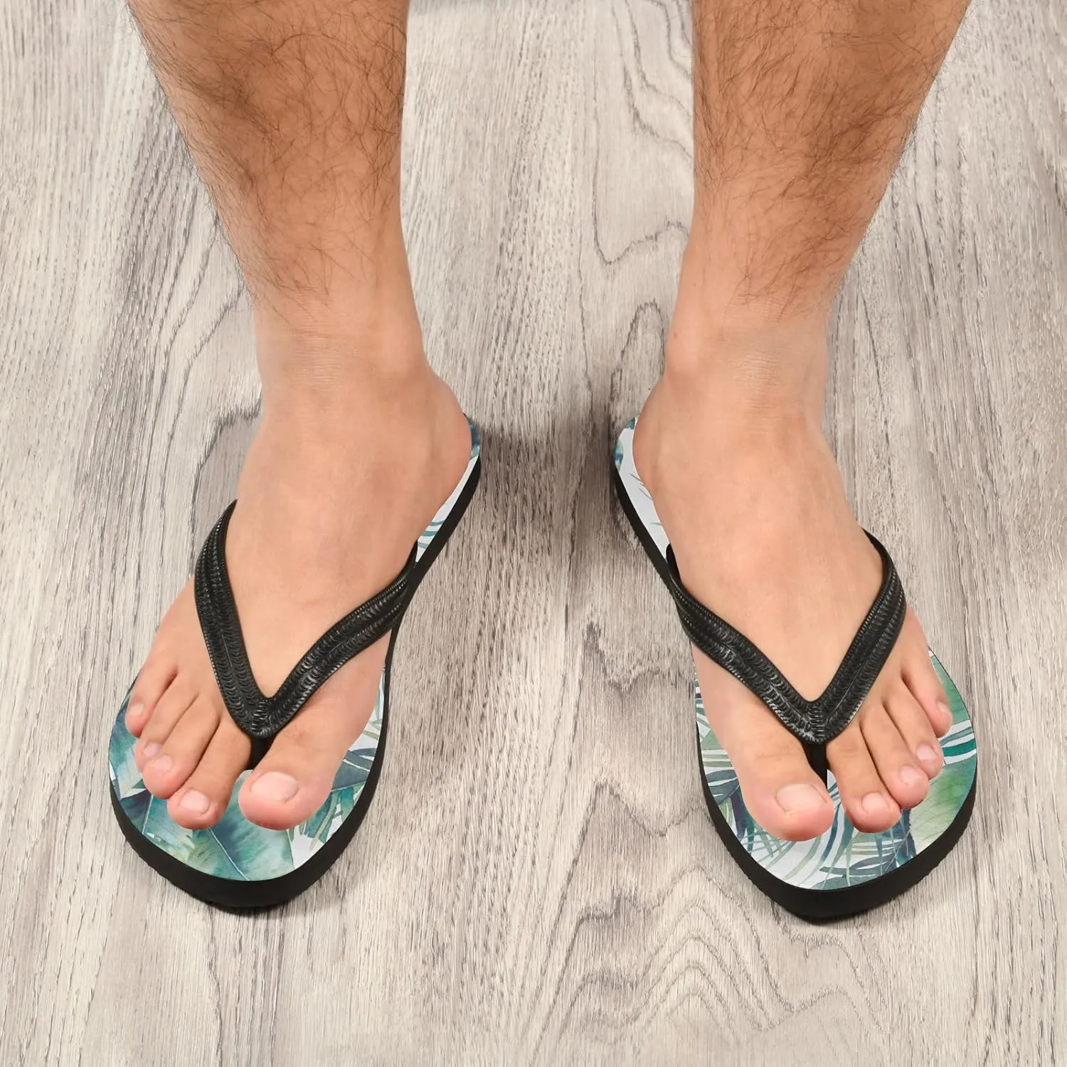 MNSRUU EVA Rubber Flip Flops for Men & Women,Unisex Sandals Soft Cushion Footbed Comfort flip-flops