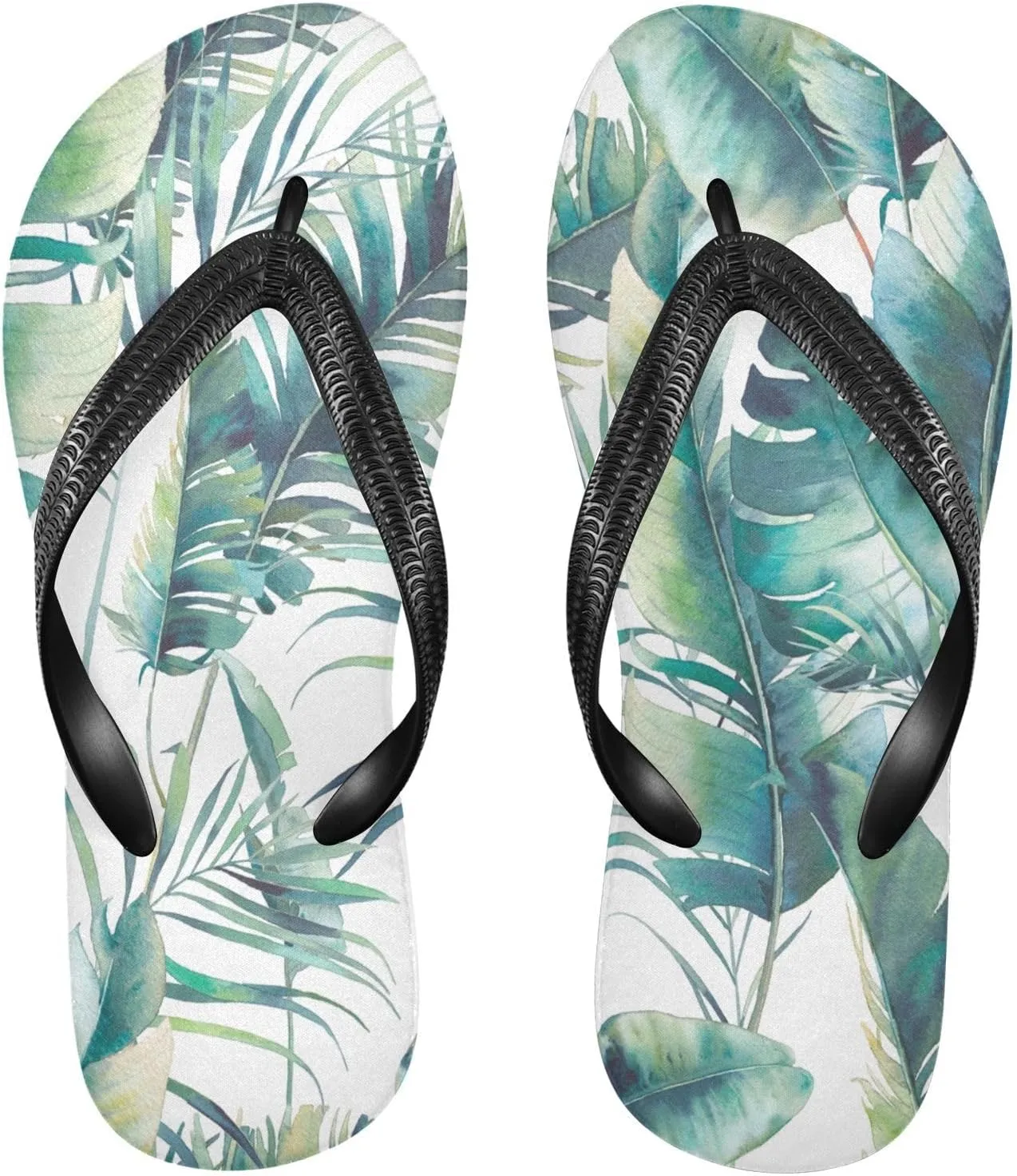 MNSRUU EVA Rubber Flip Flops for Men & Women,Unisex Sandals Soft Cushion Footbed Comfort flip-flops