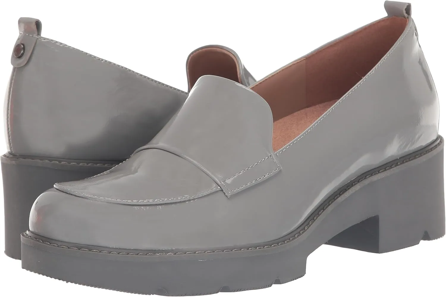 Naturalizer Women's Darry Slip-On Lightweight Lug Sole Heeled Loafer