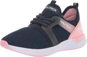 Nautica Girls Kids Sneakers Athletic Fashion Lace-Up Tennis Sports Running Shoes(Big Kid, Little Kid, Toddler)