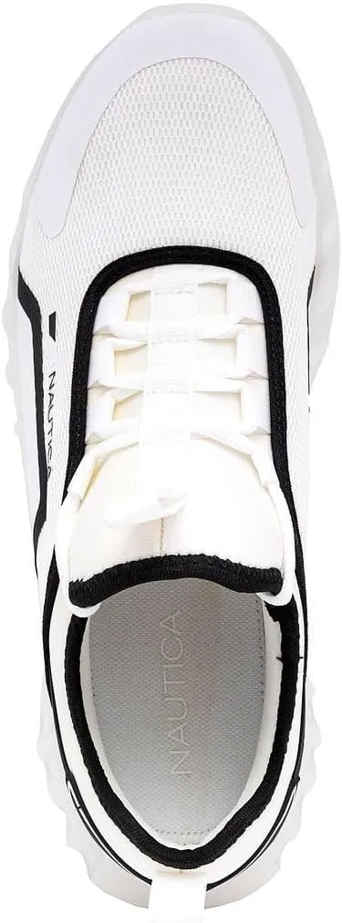 Nautica Men's Casual Fashion Sneakers – Lightweight Lace-Up Athletic Walking Shoes for Gym & Tennis, Comfortable