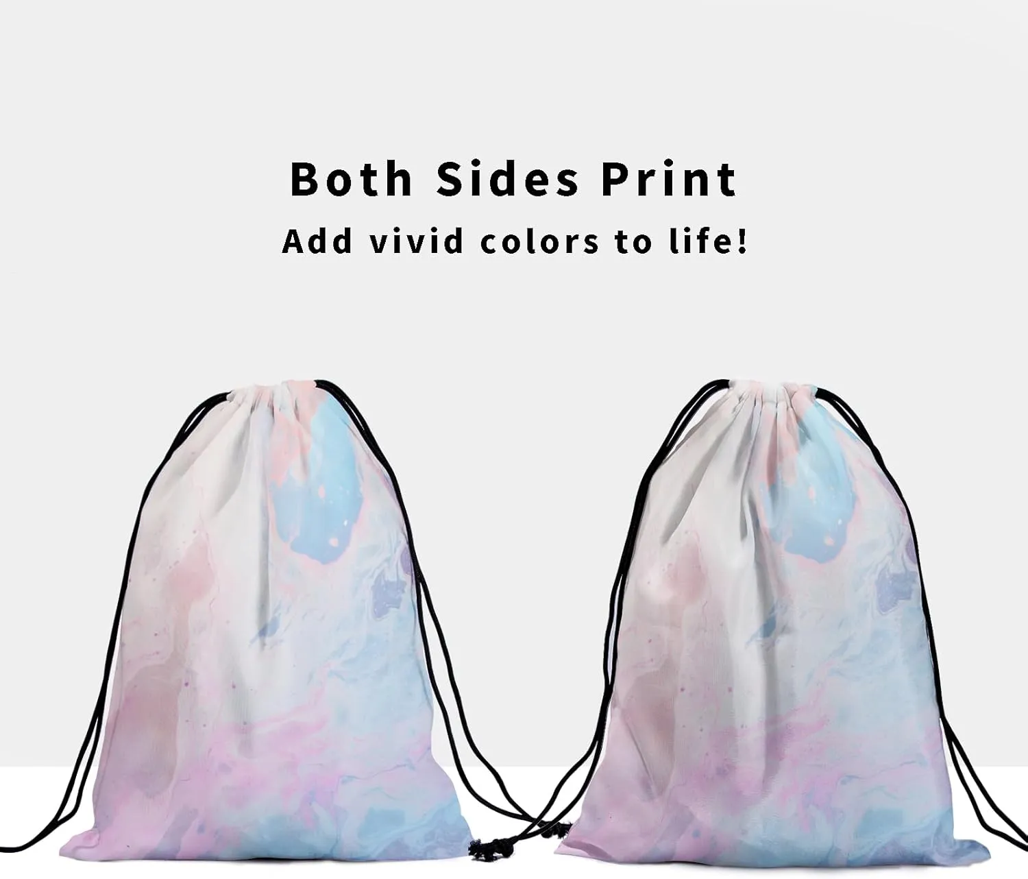 Nerxy Marble Gymnastics Grip Bag Marbles Drawstring Grip Bag Stone Gymnastics Pouch String Bag for Gym Sports Storage