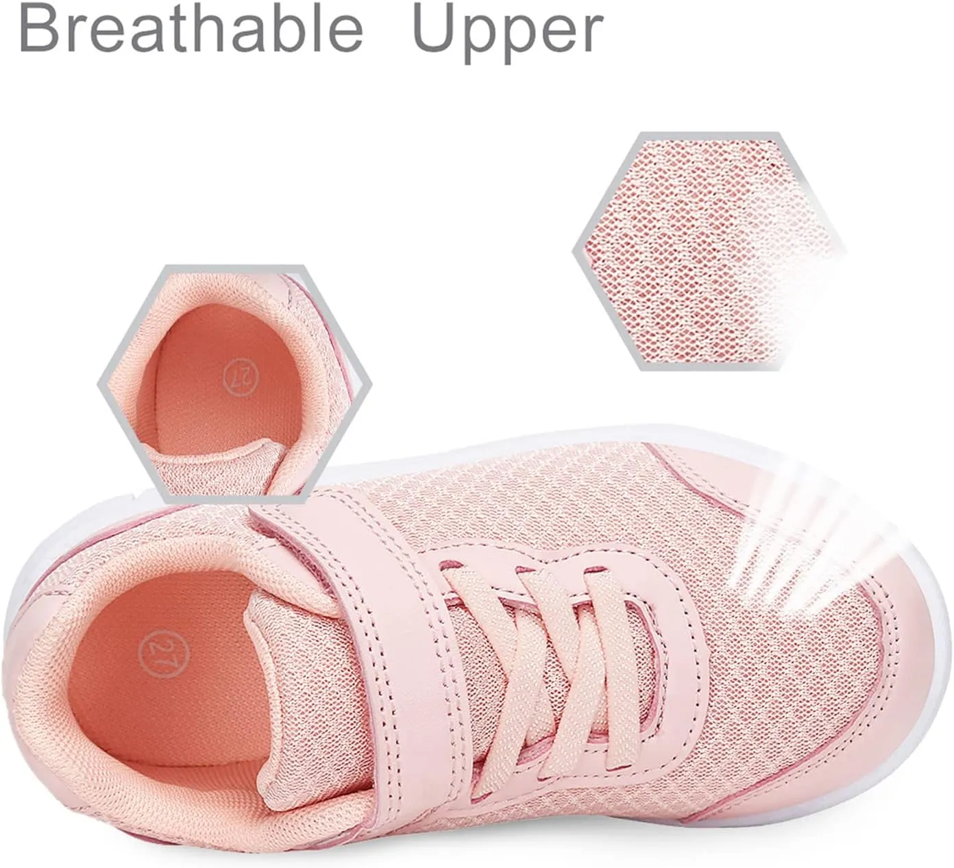 Nihaoya Toddler/Little Kid Boys Girls Shoes Running/Walking Sports Sneakers