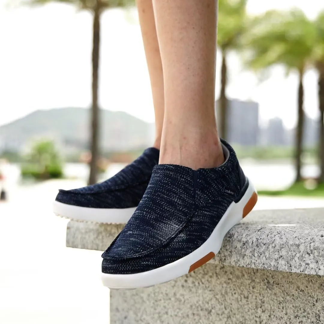 OrthoComfoot Women's Orthopedic Comfortable Walking Shoes, Casual Arch Support Slip-On Shoes for Plantar Fasciitis, Breathable Orthotic Loafers for Foot and Heel Pain Relief