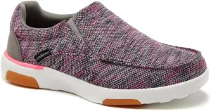 OrthoComfoot Women's Orthopedic Comfortable Walking Shoes, Casual Arch Support Slip-On Shoes for Plantar Fasciitis, Breathable Orthotic Loafers for Foot and Heel Pain Relief