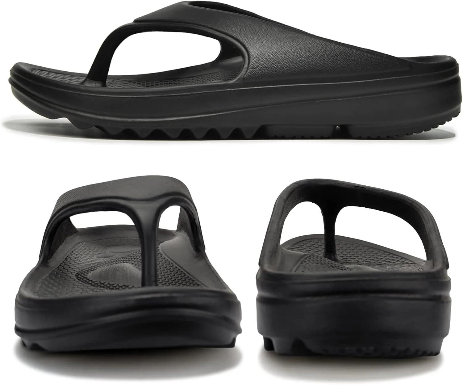 Oudizz Orthopedic Sandals Flip Flops for Women Arch Support Pillow Soft Recovery Thong Sandals Spa Summer Beach Cloud Slides