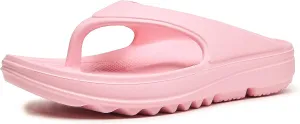 Oudizz Orthopedic Sandals Flip Flops for Women Arch Support Pillow Soft Recovery Thong Sandals Spa Summer Beach Cloud Slides