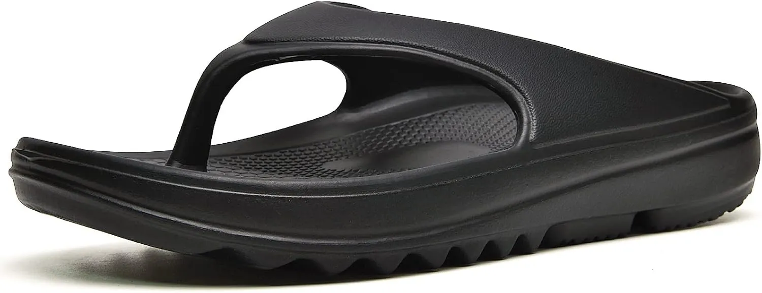 Oudizz Orthopedic Sandals Flip Flops for Women Arch Support Pillow Soft Recovery Thong Sandals Spa Summer Beach Cloud Slides