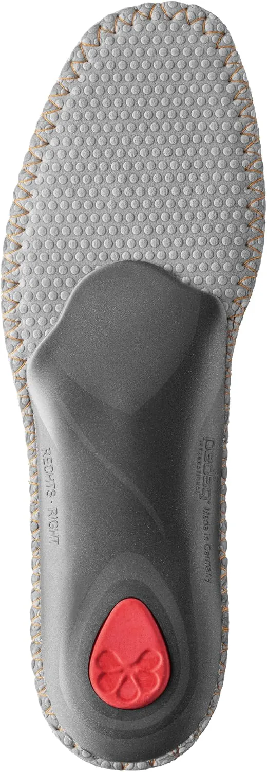 pedag Viva Outdoor | Made in Germany | Hiking Arch Support, Metatarsal Pad & Heel Cushion | Breathable Vegan Leather Insoles | Semi-Rigid | Prevent Foot Odor & Relieves Tired Feet. Size US W10/M7/EU40