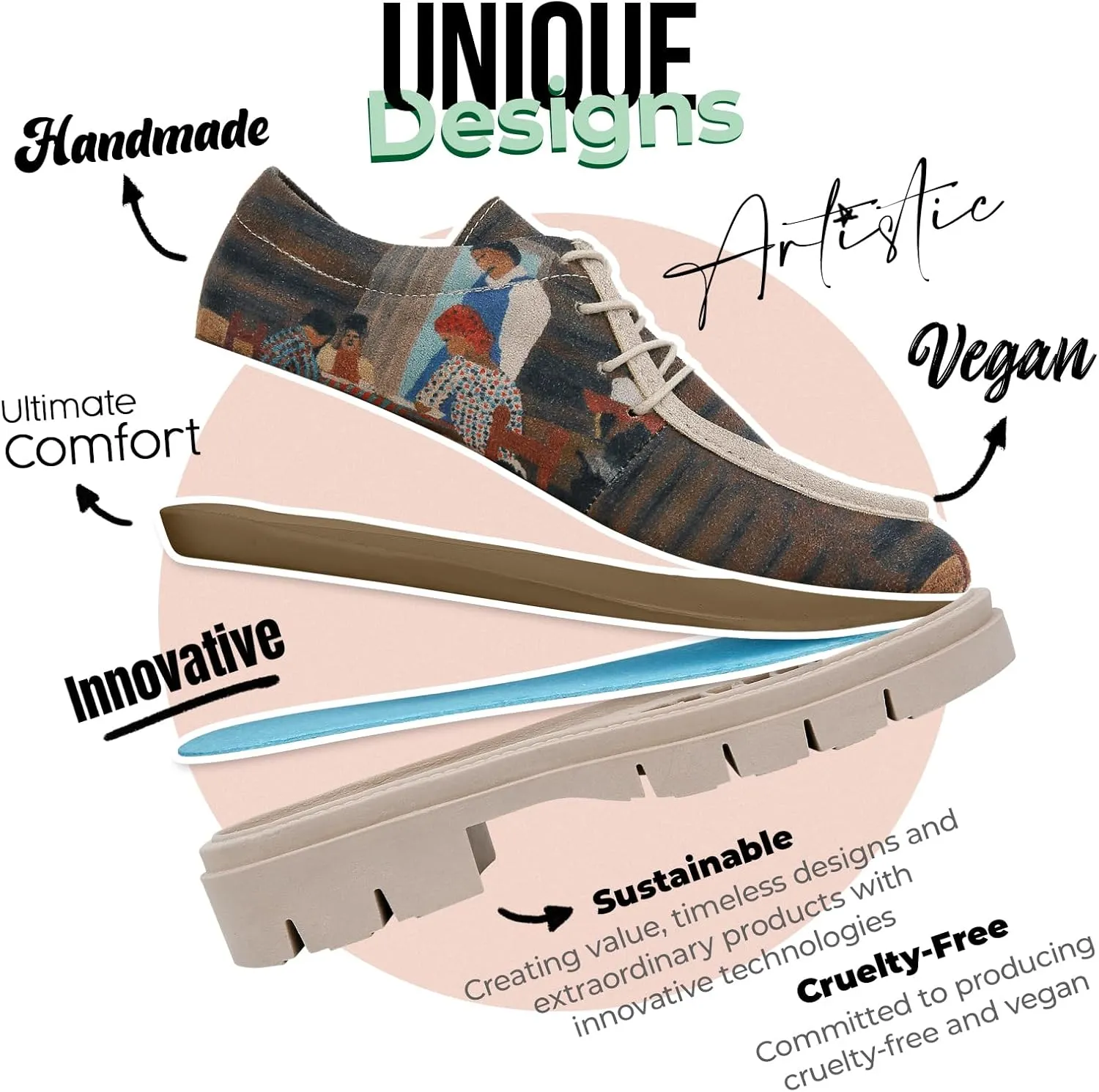 Penny Loafers for Women - Handmade and Vegan Leather Platform Loafers for Women