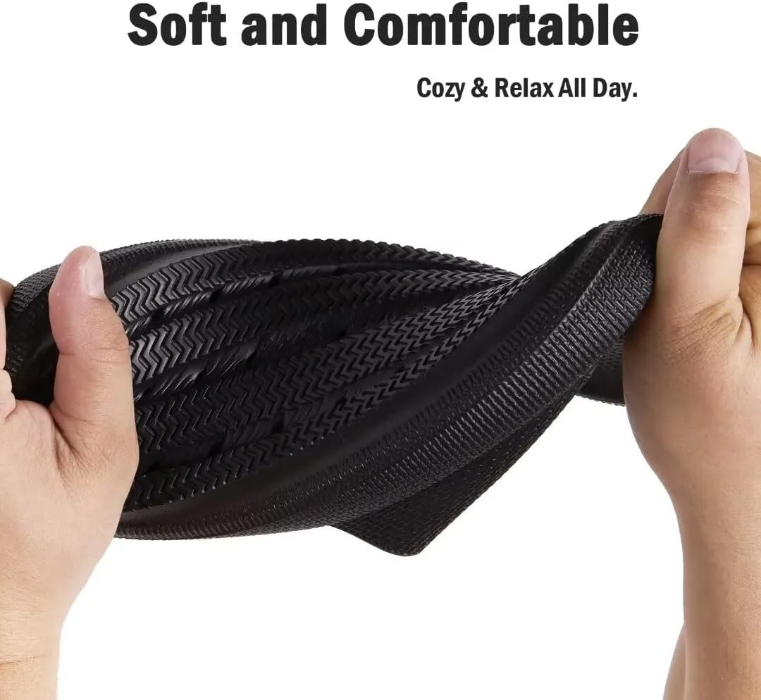 Pillow Slippers for Girls Boys, Kids House Slides Sandals Shower Bathroom Non-Slip Open Toe Quick Drying Soft Comfy Thick Sole Cushion Platform Shoes