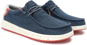 PITAS Nías Men’s Casual Slip-On Shoes | Boat Loafers for Men | Comfortable & Ultralight Shoes for Daily Wear | Navy