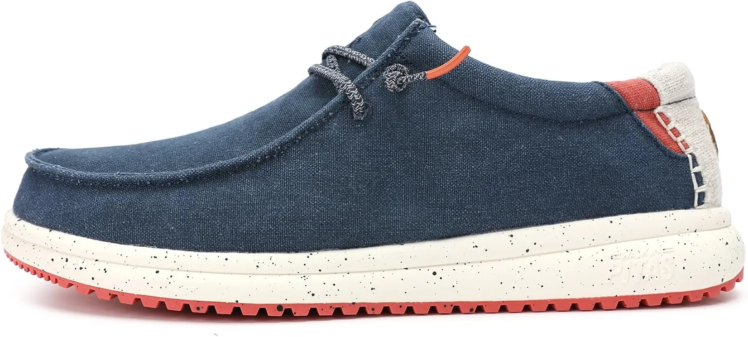 PITAS Nías Men’s Casual Slip-On Shoes | Boat Loafers for Men | Comfortable & Ultralight Shoes for Daily Wear | Navy