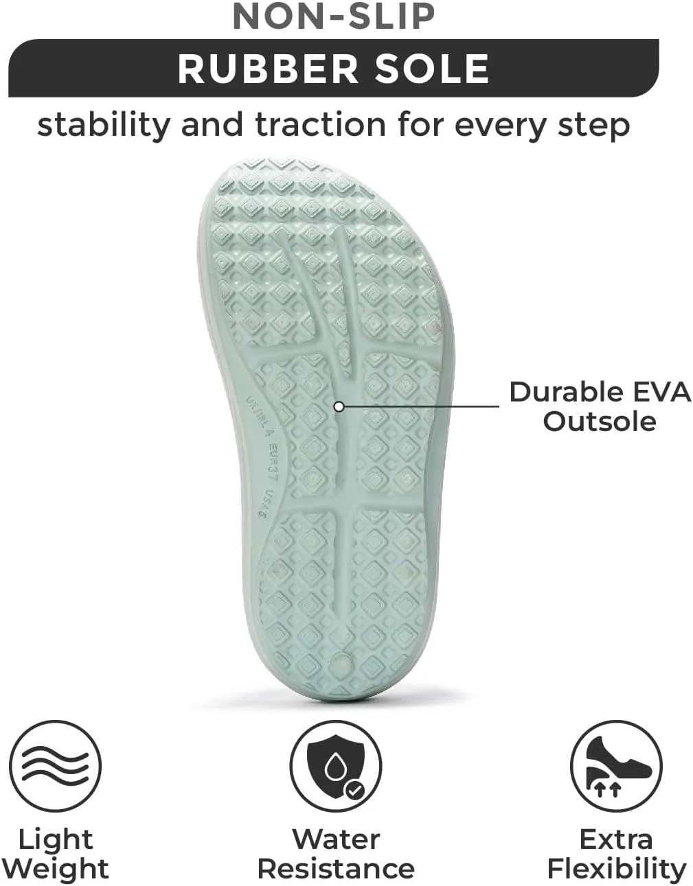 Project Cloud Flip Flops for Women Footwear - Memory Foam and Lightweight Platform Sandals Women Beach Vacation Essentials - Non Slip Durable and Soft Slippers (Abra)