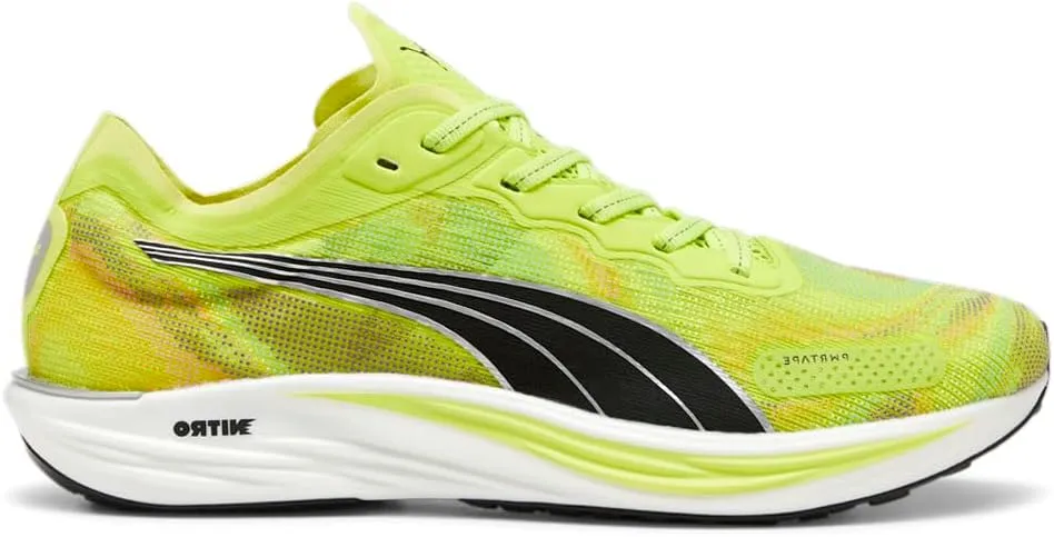 PUMA Mens Liberate Nitro 2 Psychedelic Rush Running Sneakers Shoes - Yellow